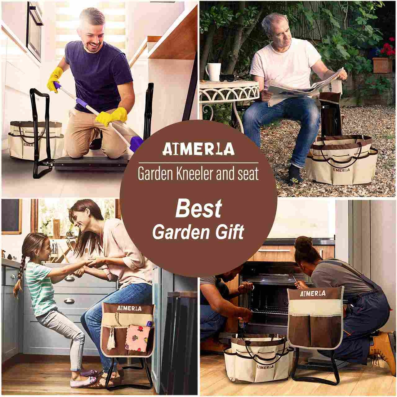 Aimerla K1 Foldable Garden Kneeler Seat