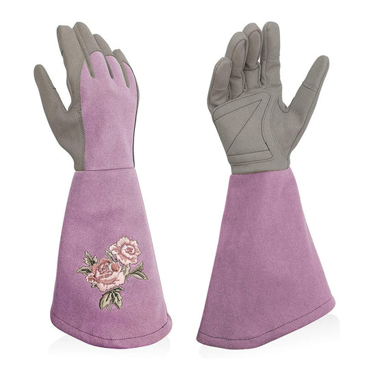 Gardening Gloves Rose Pruning Thorn&Cut Proof Garden Gloves Embroidery